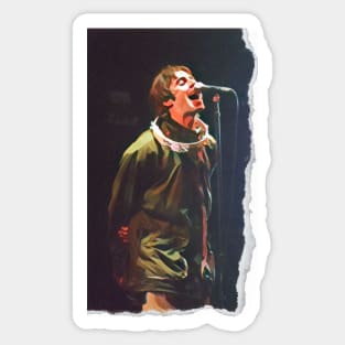 Liam Gallagher Stylized Sticker